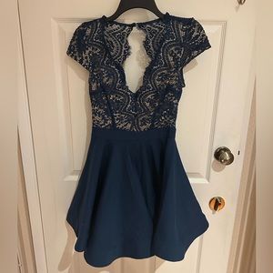 Luxxel Lace Skater Dress